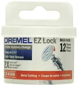 Dremel Reinforced Cutoff Wheel, Metal Cutting Tool, 1.5 in x 0.045 in, 35000 Max RPM, Bulk Packaging Supplies, Works with Angle Grinders (EZ456B-01)