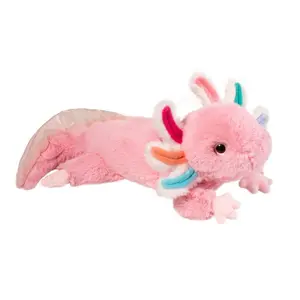 Douglas Cuddle - Jazzie Soft Axolotl - 4811 - Weight 6.4 oz - Dimensions 13 × 8 × 5 in