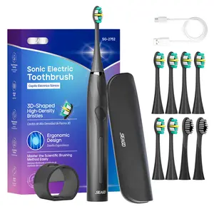 Seago Electric Toothbrush with Pressure Sensor Sonic Toothbrush for Adults