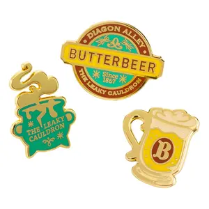 Harry Potter Butterbeer Enamel Pins (3-Pack)