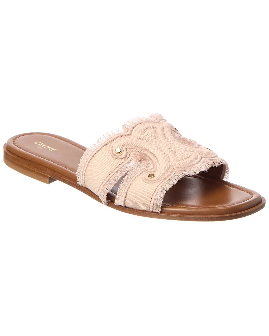 CELINE Canvas Sandal
