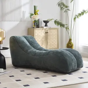 Creative bean bag sofa chair for adults filled with high-quality sponge that is plump and elastic fitting the curves of the human body and providing gentle support to the body in all as unique bedroom furniture