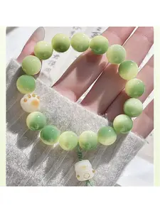 Manifestation Spiritual Chakra Drunk Lime Cat Lime Bracelet Cat Paw Handheld High Value Bracelet