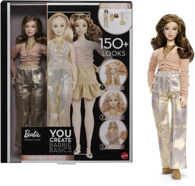 Barbie Signature You Create Barbie Basics Neutral Kit 003  [COLLECTIBLES] Paper Doll, Collectible