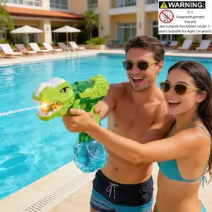 Automatic Water Spray Toy for Kids & Adults - Perfect for Summer Outdoor Fun,Dinosaur Water Sprinkler with LED Lights!  Pool Parties, Easter, April Fools & Children's Day!