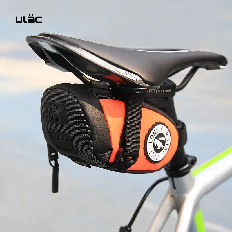 Ulac Cycling Seat Bag, 0.6/1/1.3L Multi-Color Waterproof Bike Seat Pouch, Mountain Road Bike Repair Tool Bag, Tail Pack Accessory