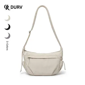 Lightweight Nylon Crossbody & Handheld Bag - Spacious, Multi-Pocket for Daily Commute