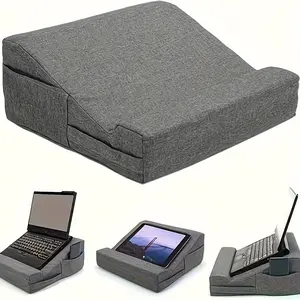 Tablet computer pillow bracket-comfortable bed cushion suitable for reading and watching videos, durable material, tablet computer bracket for bed, adjustable tablet computer bracket, adjustable angle for easy reading, and electronic computer accessories.