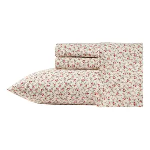 Laura Ashley Sweet Success Pink TwinXL Sheet Set