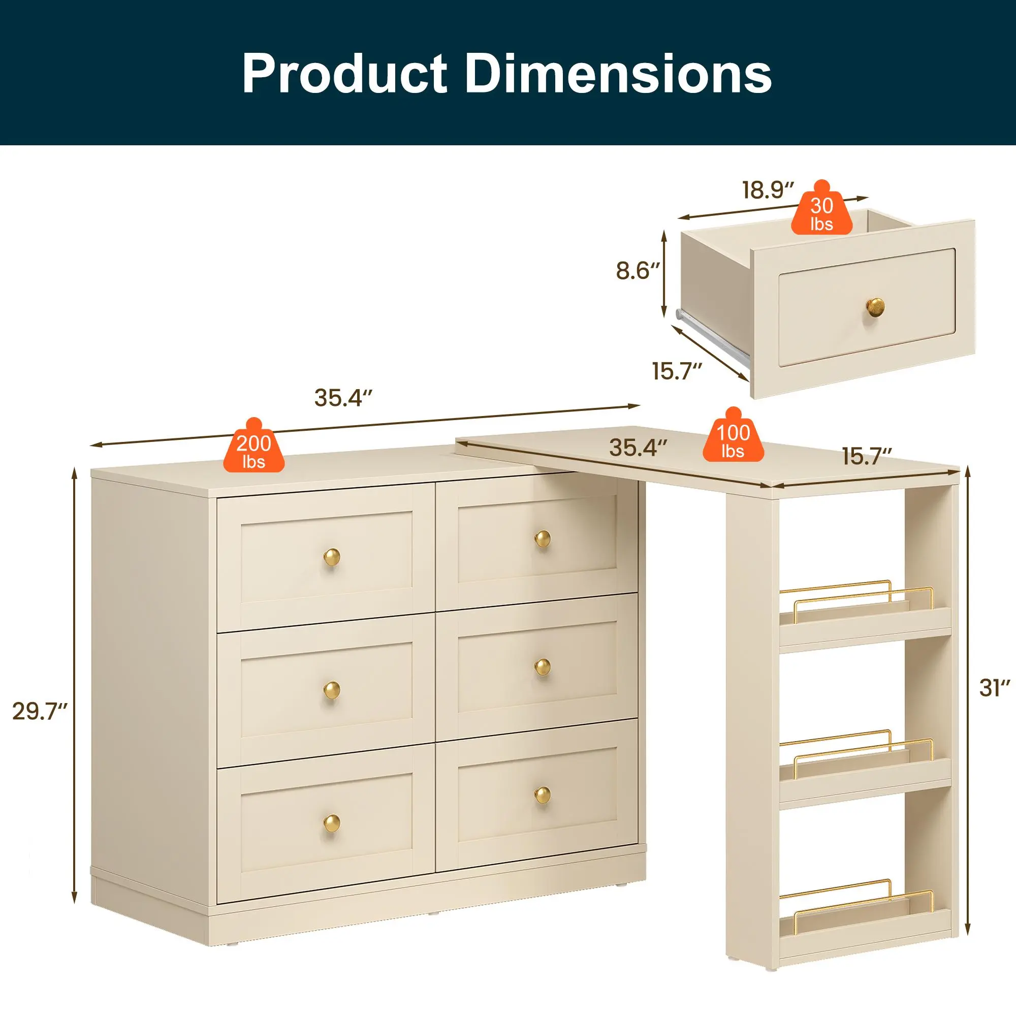 Style B-68"-Beige
