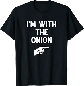 I'm With The Onion Costume Halloween Matching Party T-Shirt - Kadashya Shop 81B0DK1WJHSD