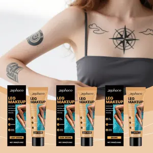 Zephoco Tattoo Concealer Foundation, /dark /light, Makeup for Body Tattoos, Daily Use, Portable Concealer Foundation