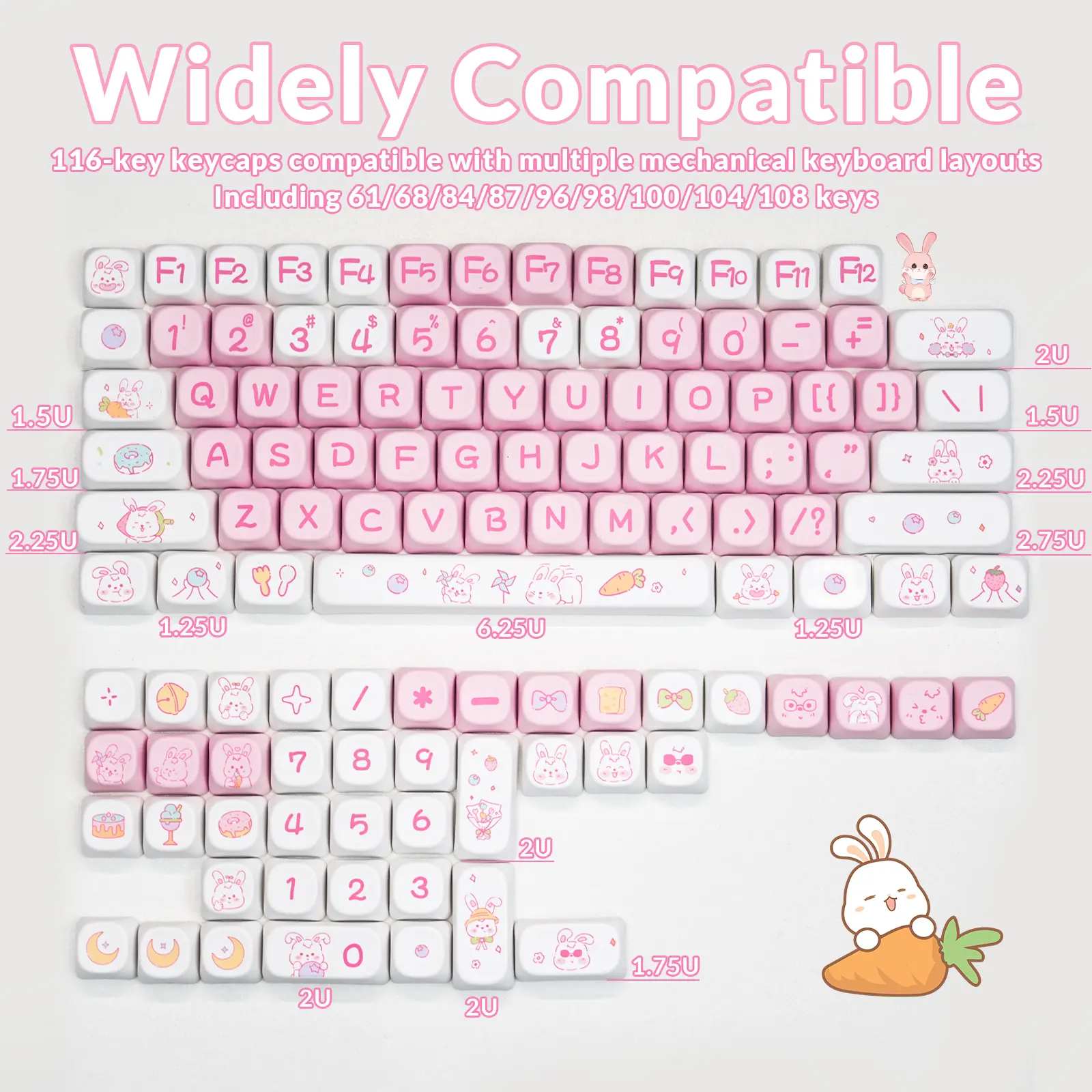 MOA – Strawberry Bunny – 116 Keys