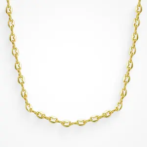 EVRY JEWELS Gold or Silver Plated Women's Hypoallergenic Milan Necklace