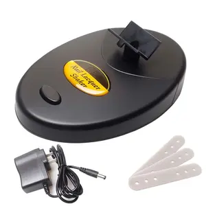 Nail Lacquer Shaker Adjustable Varnish Bottle Lash Glue Shaking Machine Evenly Tools for Nail Art (Black)