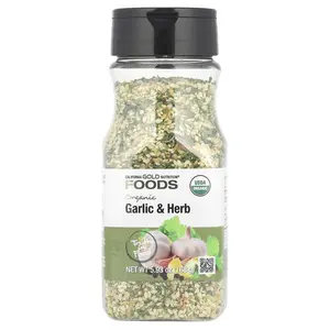 California Gold Nutrition Foods, Organic Garlic & Herb, 5.93 oz (168 g)