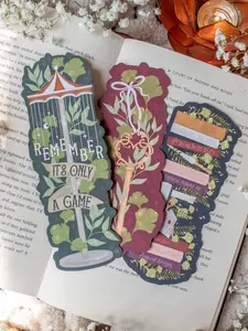 Caraval Die-Cut Bookmarks for Booktok Fantasy and Romantasy Readers | Officially Licensed