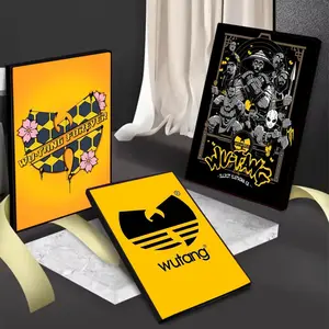 Wu-B-Tangs Clan Cool music Painting Calligraphy Gift with prints Home bedroom living room decoration promotion and display suitable for bedroom bar parlor home decor gift fade-Resistant, Non-sticky, vibrant Wall print poster