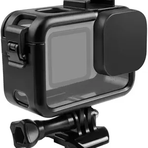 GoPro 11 Cooling Frame Protective Shock-Resistant Case; Hot Shoe Expansion Protective Frame for GoPro 10 and 9 Accessories