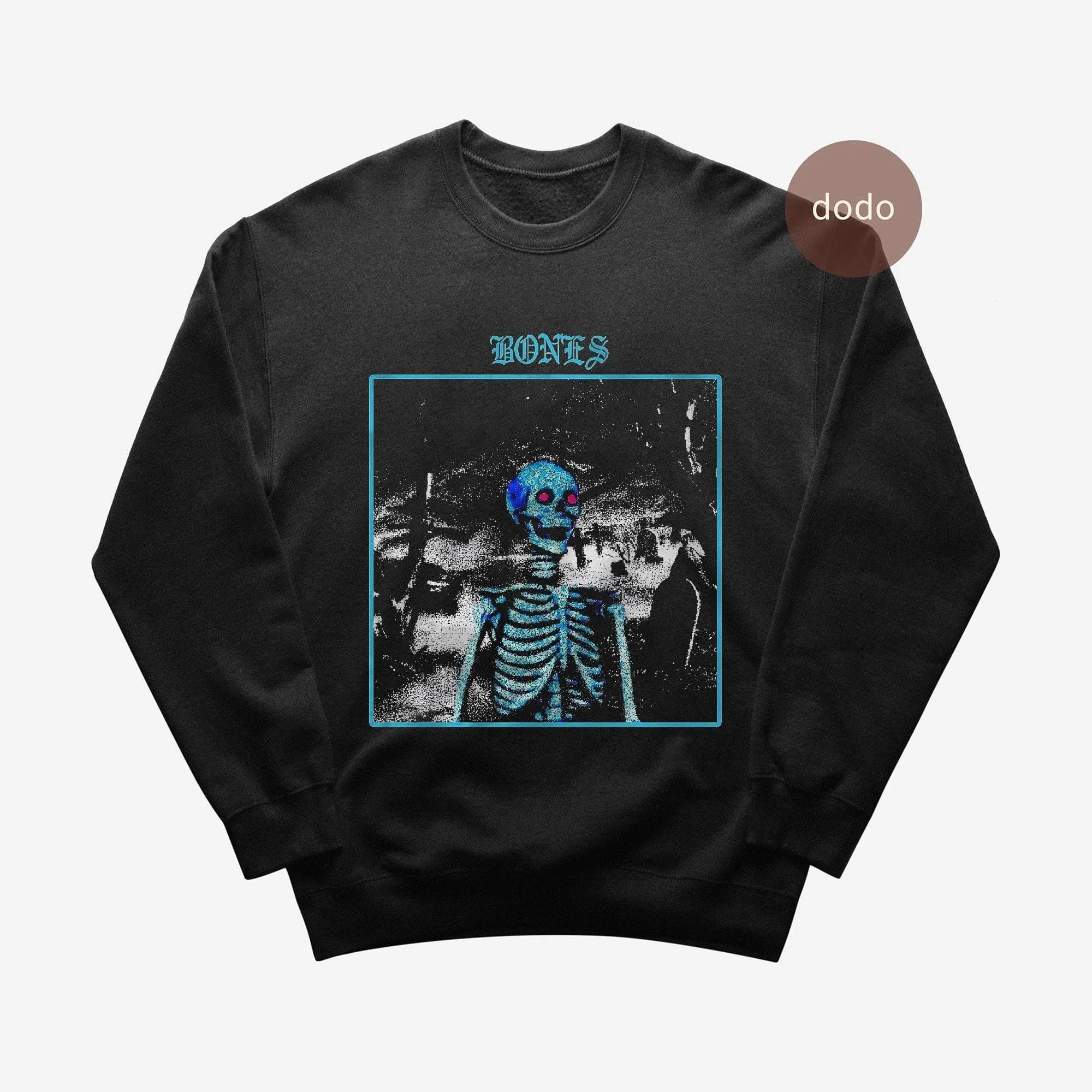 Bones Sweatshirt, Rap Music Sweatshirt, Unrendered Album, Bones Album Sweatshirt, Bones Merch - Unisex Rapper Clothing