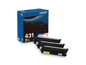 Brother International - TN4313PK - Brother TN-431 Toner Cartridge - Cyan, Magenta, Yellow - Laser - Standard Yield -