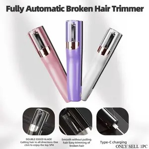 Automatic hair repair split hair remover - suitable for dry, split, damaged, and fragile split hair clippers, male and female hair cutting tools, portable USB hair cutting tools, automatic electric hair clippers, USB rechargeable split hair cutting machin