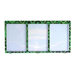 Pokemon Paldean Fates Green Magnetic Three Card Protector