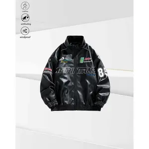 Racing Style Printed Jacket Fashion Pattern Personality Youth Outdoor Trendy Street Versatile Coat