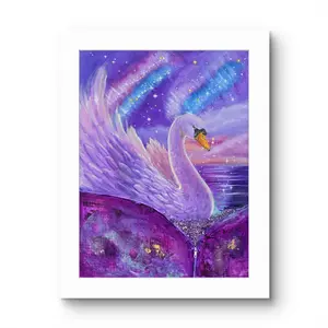 Animarii Unzipped No.5: The Swan — The One Who Transforms in Plain Sight · Fine Art Print
