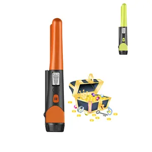 Portable Handheld Metal Detector Pinpointer, High Sensitivity, LCD Screen, 360° Scanning, for Sand & Lawn, Tools & Hardware Garden Metal Detection Gear