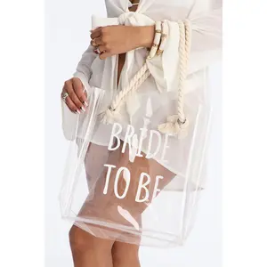 Bride To Be Clear Tote - Clear