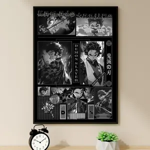 Kamado Tanjiro Demon Slayer Manga Poster, Tanjiro Kimetsu No Yaiba Manga Anime Posters (NO FRAME)