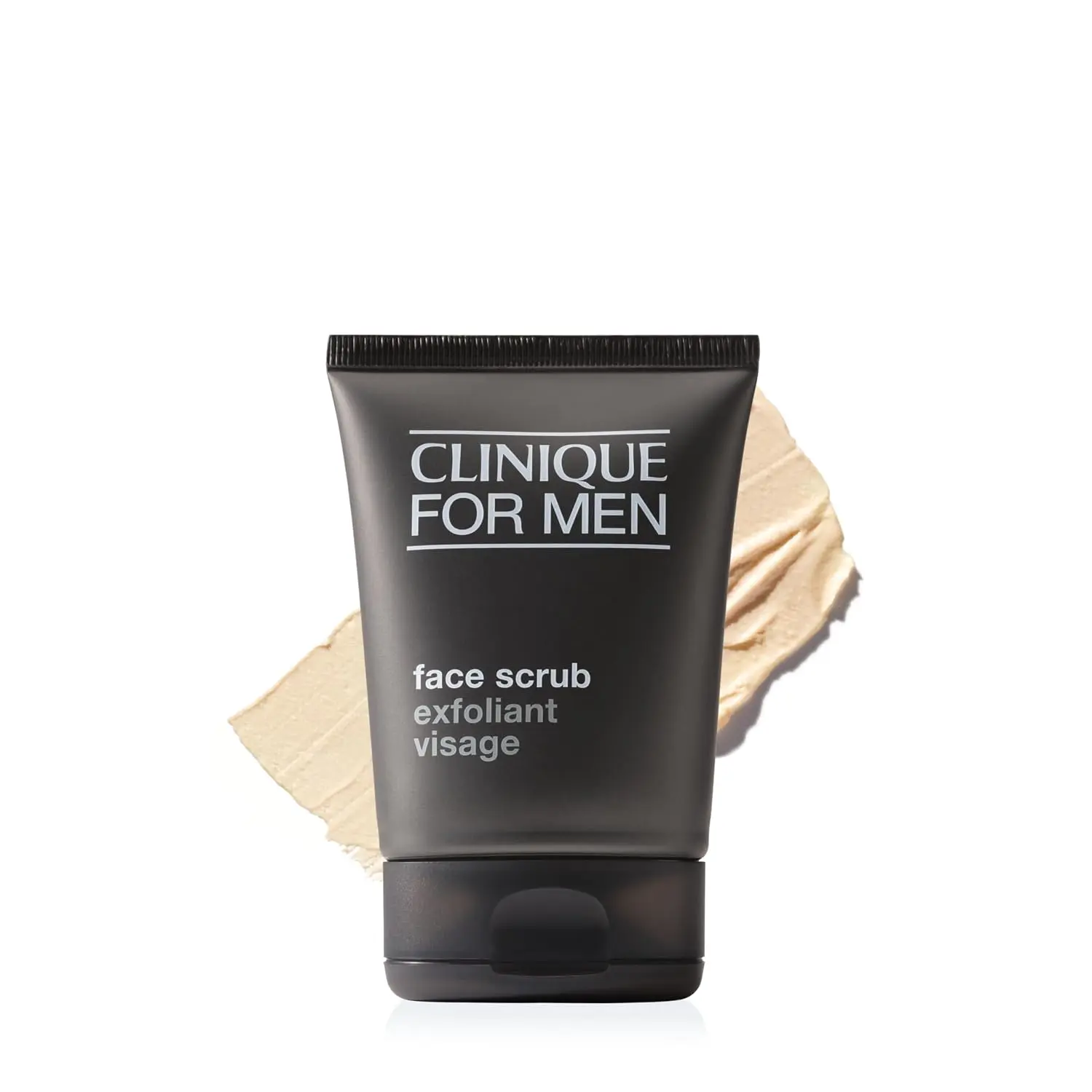 Clinique For Men Exfoliating + Cleansing Face Scrub With Salicylic Acid With Silica |   Gentle For Daily Use |   Preps For Shaving |   For All Skin Types, 3.4 Fl Oz