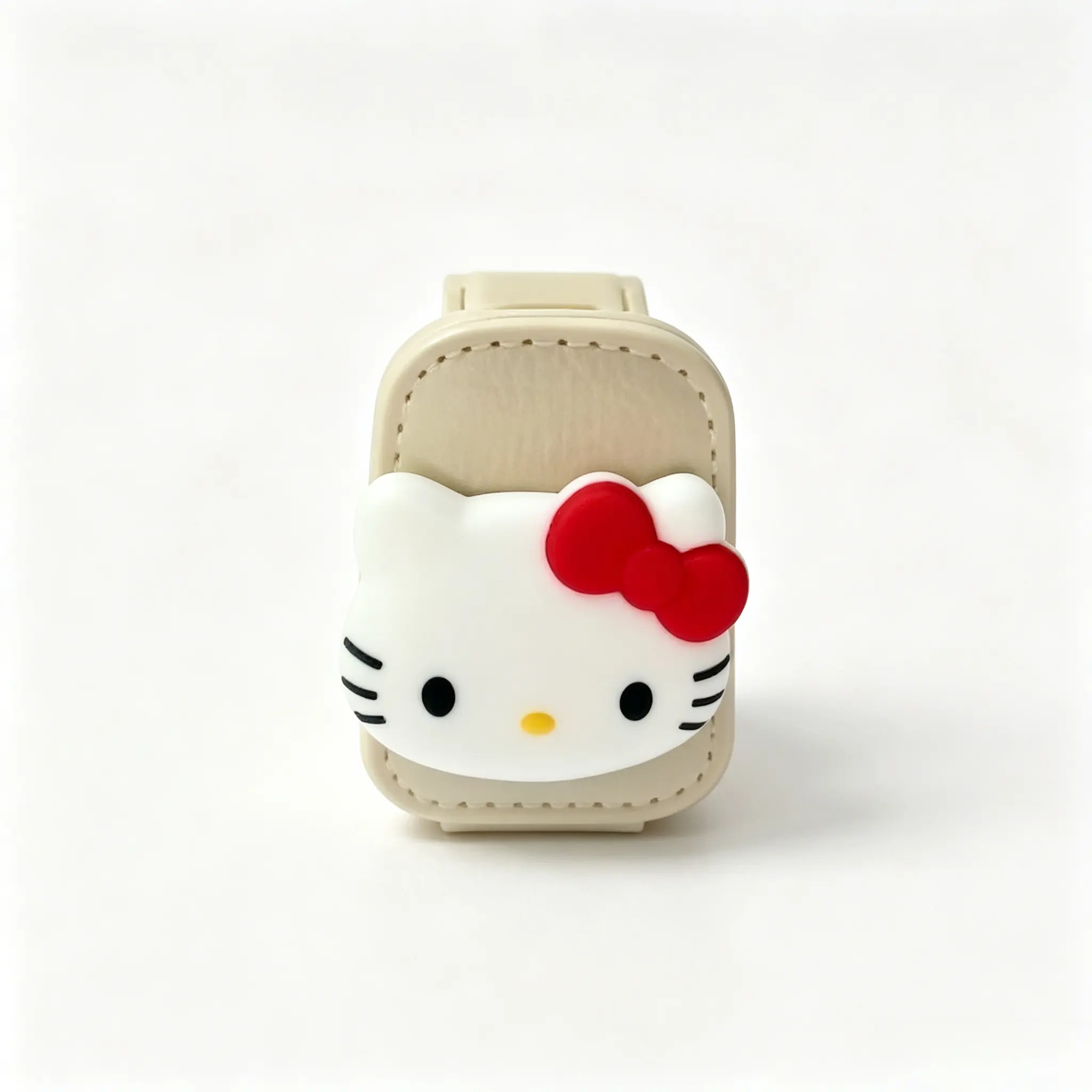 Sanrio Hello Kitty Multifunctional Car Sunglass Clip, Universal Easy-Install Sun Visor Organizer Storage, Car Accessory for Glasses Cards Tickets, Kawaii Interior Gift for Girls Teens