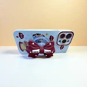 Adjustable Height and Rotatable Cartoon Magnetic Phone Stand