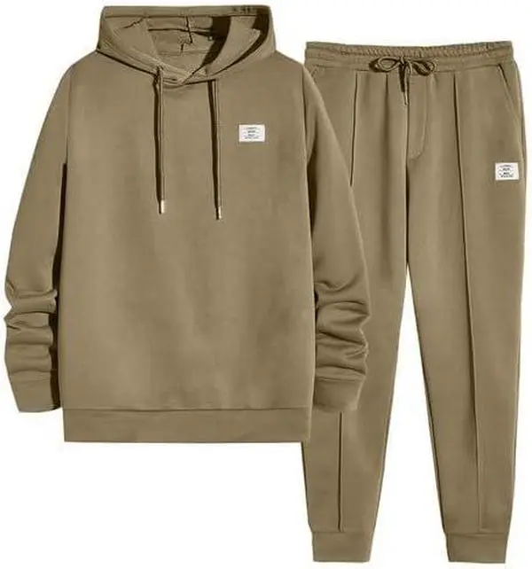 JMIERR Men's Hoodie & Jogger Set - Soft Fabric, Drawstring Oversized Sweatpants, Ideal for Sports & Casual Wear, Available in Sizes S-5XL