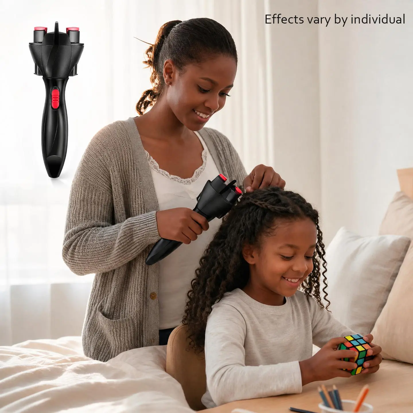 CESTVEEL Hair Styler - Multifunctional Cordless Battery-Powered Tool, Automatic Hair Braider & Straighteners for Everyday Beauty ，automatic braider machine, smart culing tools, twist for diy hairstyles, Straightening, Quick Hairstyle S
