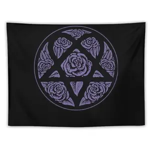 Heartagram s Purple Him Band Poster Ville Valo Sticker Essential Copy Tapestry Carpet Wall Home Decoration Tapestry Interior Decorative