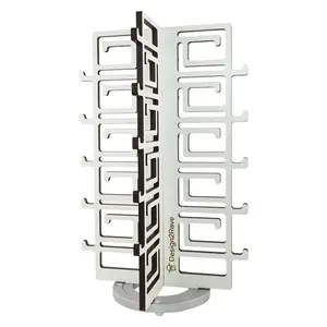 Rotating White Wood Sunglasses Rack - 20-Pair - Chinoiserie Collection
