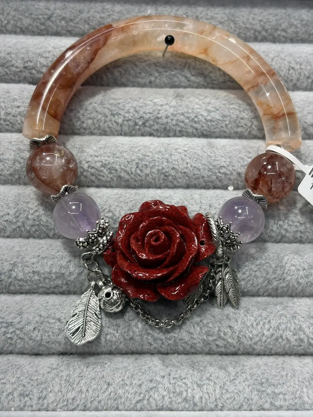 Wen(5691)gc.fire quartz half bangle Wen(5691)gc.fire quartz half bangle