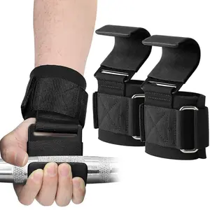 Pro Weight Lifting Hooks with Wrist Wraps – The Ultimate Pull-Up & Deadlift Assist for Gym Bro & Fitness GirlsPro Weight Lifting Hooks with Wrist Wraps – The Ultimate Pull-Up & Deadlift Assist for Gym Bro & Fitness Girls