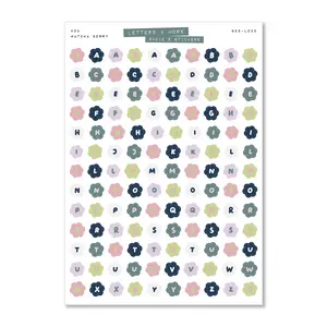 MATCHA BERRY Flower Alphabet • Letters & More