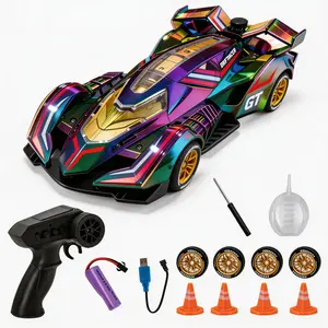 1:24 Scale High-Speed Remote Control Drift Car with Lights, Realistic Design, 2.4Ghz Remote control Racing Car, Birthday Gifts, Rc Drift Car, with Drifting Wheels