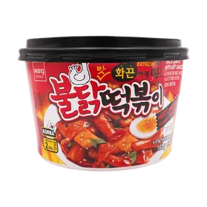 WANG FOOD Buldak Rice Cake Tteokbboki with Hot Sauce 6.45oz