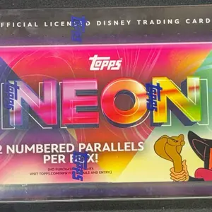 2026 Topps Disney Neon Hobby Box Pack, Collectible Sports Cards, Sports Cards Packs