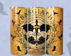 20 oz Skinny Tumbler - Fourth Wing 3