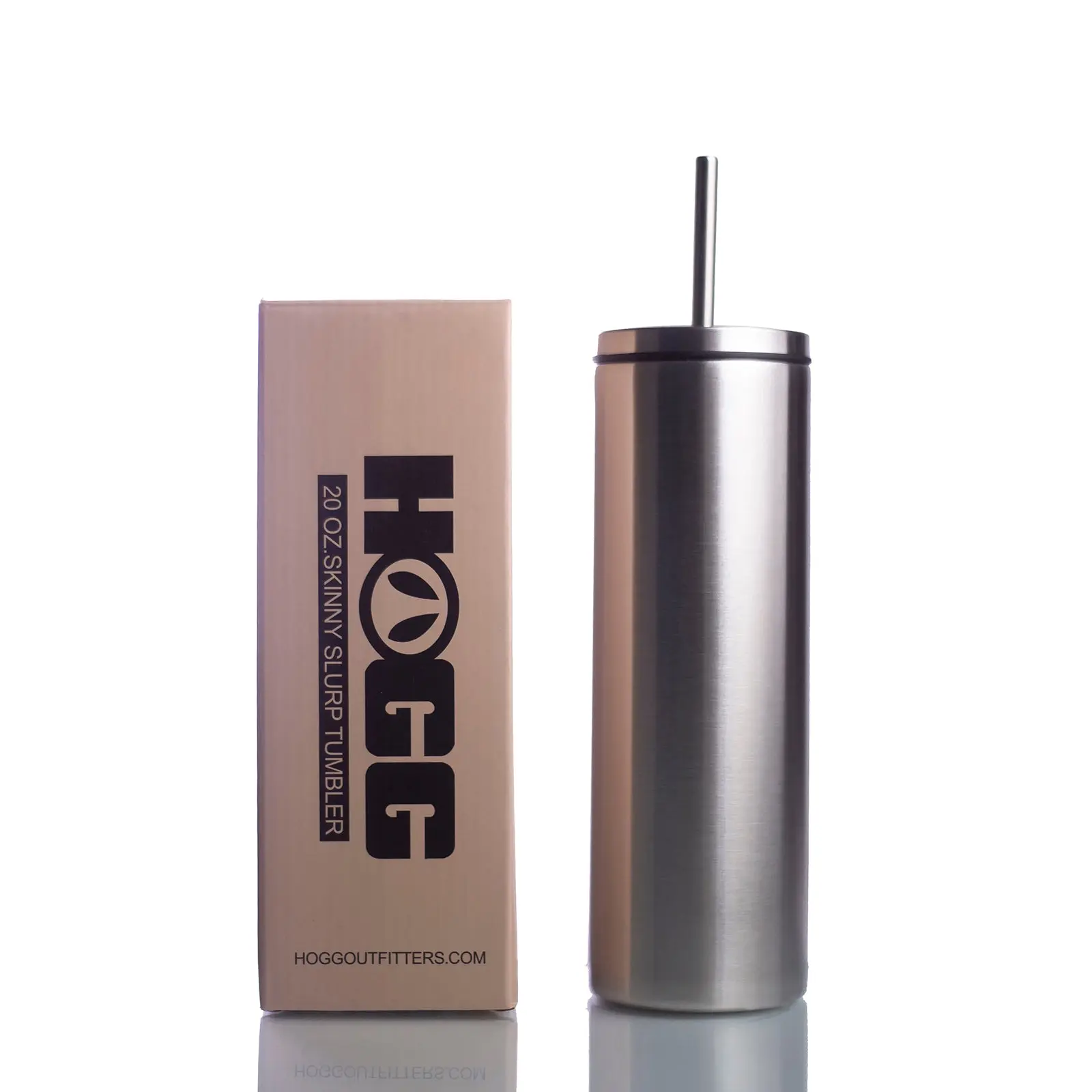 20oz Skinny Slurp Tumbler W/ Straw