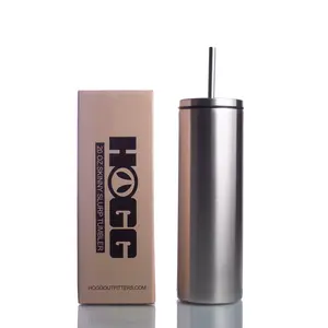 20oz Skinny Slurp Tumbler W/ Straw