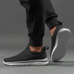 2026 Men's Slip-On Sneakers.Breathable Laceless Design  Casual Sports Shoes Lightweight Gym & Walking Shoes.Men Fashion Sneaker.1272