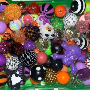 Spooky, Scary Gnomes and Things - Halloween Bead Mix with Colorful, Unique beads for Halloween Fun to enhance any DIY project!
